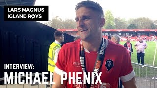 SALFORD CITY ARE PROMOTED  Michael Phenix postmatch interview  Salford CityBoston United 12 [upl. by Zetnod]