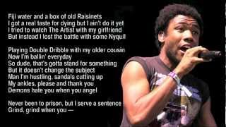 Childish Gambino  Bronchitis with Lyrics HD [upl. by Aihselat598]