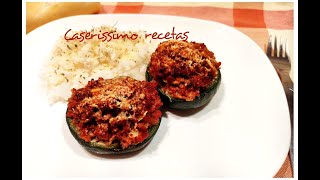 Zapallitos rellenos de carne picada NUEVA TECNICA DE COCCION ultra rápida DELICIOSOS [upl. by Attenol969]