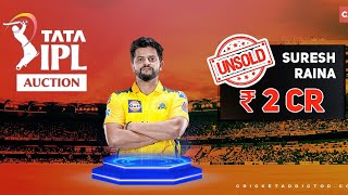 IPL MEGA AUCTION 2022 ABOUT SURESH RAINA [upl. by Marshall60]