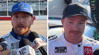 Chris Buescher and Tyler Reddick React to Darlington Scuffle [upl. by Atnwahs]