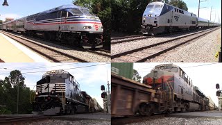 WD Manassas Railway Festival Norfolk Southern Amtrak VRE Bristow VA Central of Georgia Hu 8101 [upl. by Nerissa585]