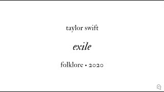 exile lyrics  taylor swift [upl. by Nnayr]