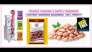 Peanut packing business Low Investment home based Business Mini Packing machine [upl. by Rickert]