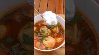 Soljanka Suppe und heute mit Pelmeni Kazan Dutch Oven shorts [upl. by Burkhart]