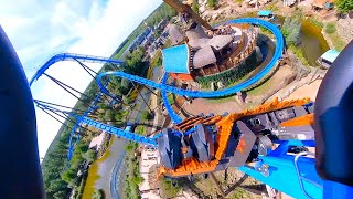 Fēnix  left wing Toverland  ONRIDE  wing coaster POV [upl. by Tomlinson]