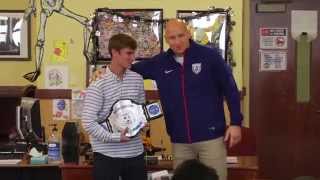 MVP Soccer Award  PepsiCo Showdown  Brad Guzan [upl. by Fabria]