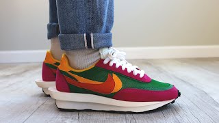 One of My Grails These Aged Well  sacai x Nike LDWaffle quotPine Greenquot Pickup Vlog amp Review [upl. by Karin651]