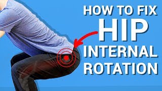 HIP INTERNAL ROTATION 3 BEST EXERCISES 2020 [upl. by Lleuqram]