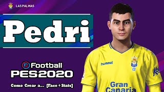 Como crear a Pedri PES 2020 [upl. by Alvis]