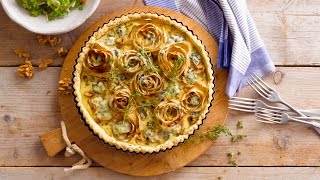 Alpro Recipe  Bittersweet Blue Cheese and Chicory Quiche [upl. by Dieter]