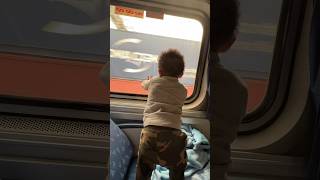 Babys First Train Ride  A Tiny Adventure [upl. by Otilesoj]