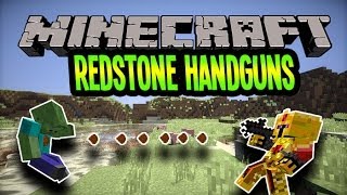 FRRedstone Handguns  Présentation de modsMinecraft 164 [upl. by Steddman]