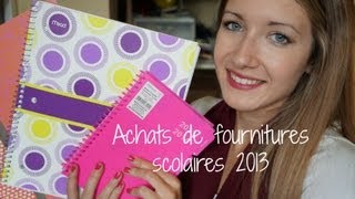 Back to school Achats de fournitures scolaire [upl. by Ahseela]