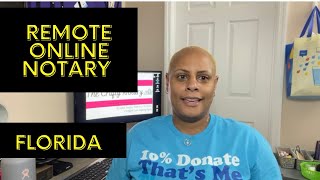 Remote Online Notary  Florida [upl. by Yemiaj]