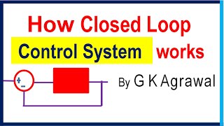 How Closed loop control system works amp concept [upl. by Sidwell]