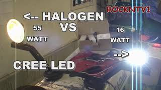 LED vs HALOGEN Light Bar Plow Headlights [upl. by Otsirave490]