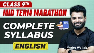 Complete CBSE English  Class 9th  MID Term in One Shot  Marathon Series 🔥 [upl. by Four]