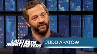 Judd Apatow on Being Critical of Bill Cosby  Late Night with Seth Meyers [upl. by Annayr]