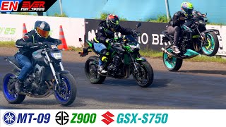 MT09 🆚 Z900 🆚 GSXS750 🆚 ZH2 🆚 CBR1000RR 🆚 Ninja ZX10R 🔥 DRAG RACING Barranquilla 2023 [upl. by Candy129]