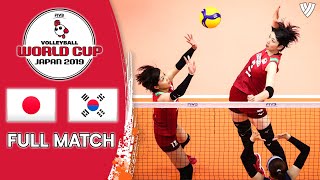 Japan 🆚 Korea  Full Match  Women’s Volleyball World Cup 2019 [upl. by Annaid588]