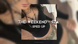 the weekend  sza sped up [upl. by Flagler41]