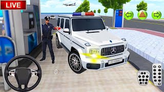 3D Driving Class Simulation  Funny Police Officer Refuel His Super Car Gas Crazy Driving Gameplay [upl. by Leidgam]