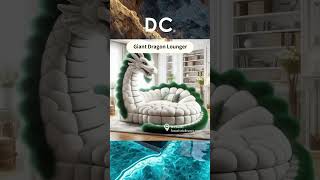 Giant Dragon Lounger A Collection Of Dragon Shaped Faux Fur Loungers 🐉🐲 [upl. by Nirot]