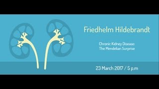 MENDEL LECTURES  Friedhelm Hildebrandt  Chronic Kidney Disease The Mendelian Surprise  2332017 [upl. by Gardia]