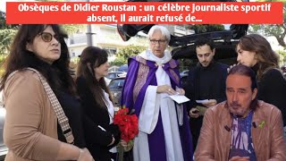 Obsèques de Didier Roustan  un célèbre journaliste sportif absent il aurait refusé de [upl. by Renate]