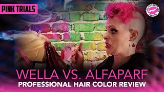 Wella or Alfaparf Best PINK Hair Dyes To Try Now  Professional Hair Color Review [upl. by Denise]