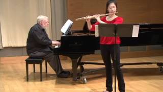 Ibert Flute Concerto Mvt 1  Annie Wu flute [upl. by Novled]