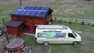 Sistem panouri fotovoltaice 3 kWP  Off Grid cu stocare in acumulatori [upl. by Saimon102]