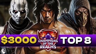 Champions of the Realms  3000 Top 8 FINALS Mortal Kombat X Tournament [upl. by Fuller714]