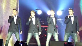 Westlife  Uptown Girl Glasgow 19th Of March [upl. by Ytsirk]