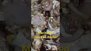 MARINATED CHICKEN ADOBO cooking food  shortsvideo viral [upl. by Rakia]