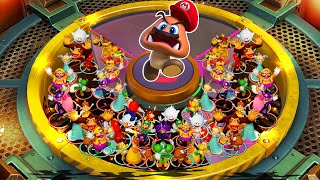 Super Mario Party  Lucky Minigames  Goomba vs Koopa Troopa vs Dry Bones vs Bowser Jr [upl. by Henriques]