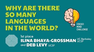 Why are there so many languages in the world – 2023 CogSci Mind Challenge [upl. by Yvonner]