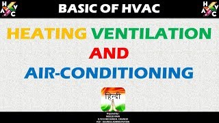 HVAC Training Basics  Heating Ventilation and Air Conditioning  Hindi Version [upl. by Mcevoy]