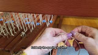 Tying up the Bergman Countermarch Loom  Part 1 Texsolv Method [upl. by Krum]