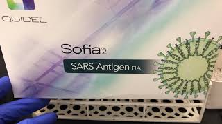 How To Perform The SARS Antigen COVID Test on Sofia 2 [upl. by Oakman]