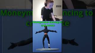 Moneymaker dancing to crab emote fortniteshorts fortnitebattleroyale fortniteclips moneymaker [upl. by Kendell]