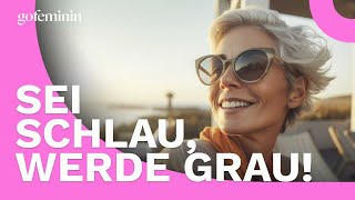 Graue Haare rauswachsen lassen So klappts [upl. by Epuladaug]