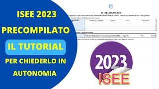 ISEE 2023  IL TUTORIAL per chiederlo in autonomia [upl. by Riada973]