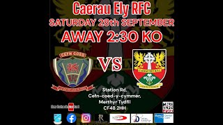 Cefn Coed RFC Vs Caerau Ely RFC [upl. by Airamasor]