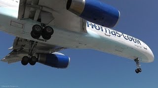 757 Awesomeness at Skiathos the Second St Maarten Jet blasts and low landings [upl. by Ariayek]