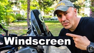 Motorcycle WindscreenWindshield – Do You Need it [upl. by Bechler]