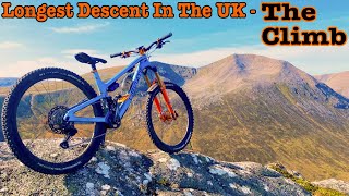 Climbing To Do The Longest Mtb Descent In The Uk [upl. by Loralie]