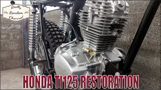 1975 Honda TL125 K2 Full Restoration Episode 5 [upl. by Deanne]