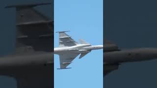 🇸🇪 SAAB Gripen Whine Sound 👌🏻 viralshorts aircraft airplane [upl. by Sabir]